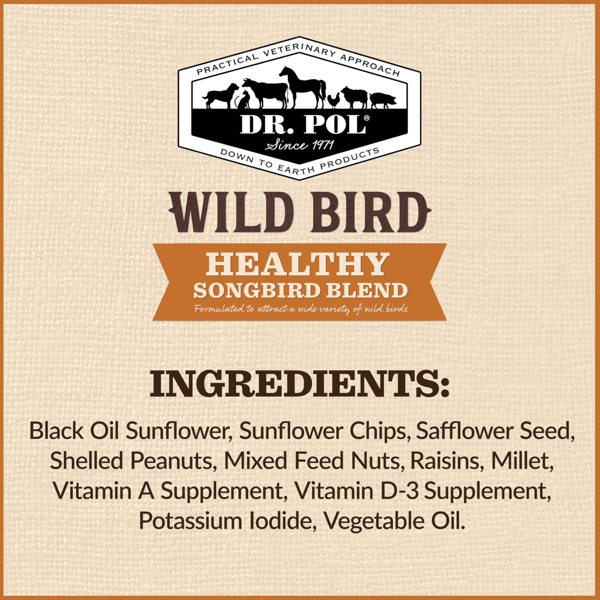 20 LB Wild Bird Seed P8658