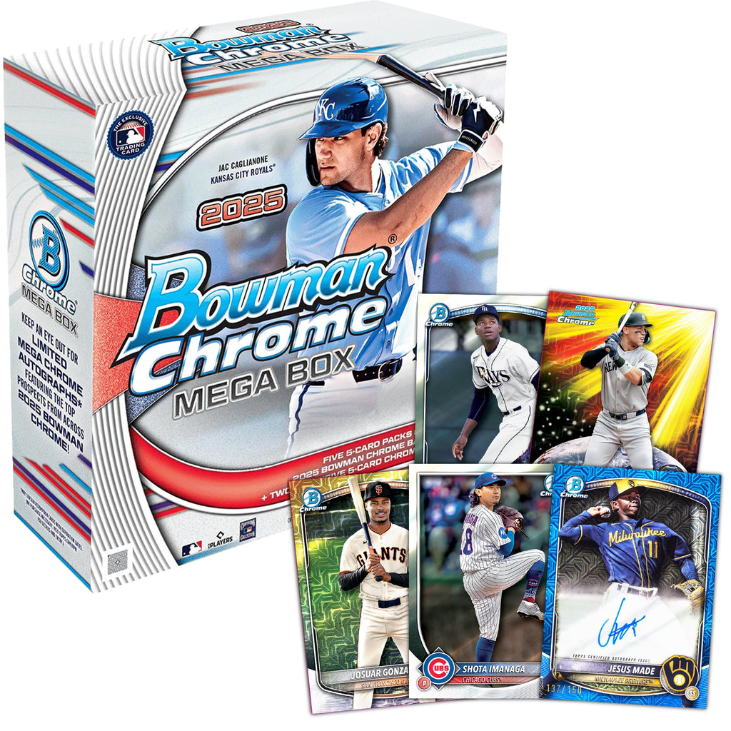 2025 Bowman Chrome Baseball Mega Box L237535