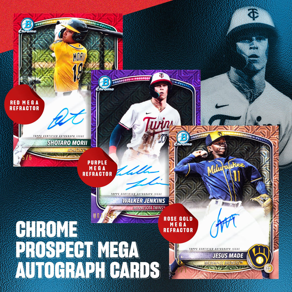 2025 Bowman Chrome Baseball Mega Box L237535