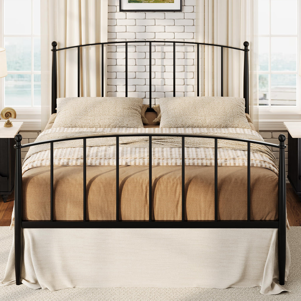 Full Size Black Metal Platform Bed Frame B99743